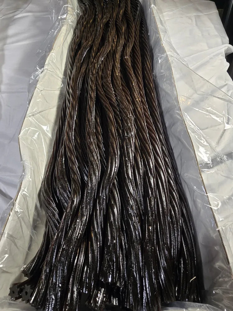 Black Twisted licorice rope by Kandy Man
