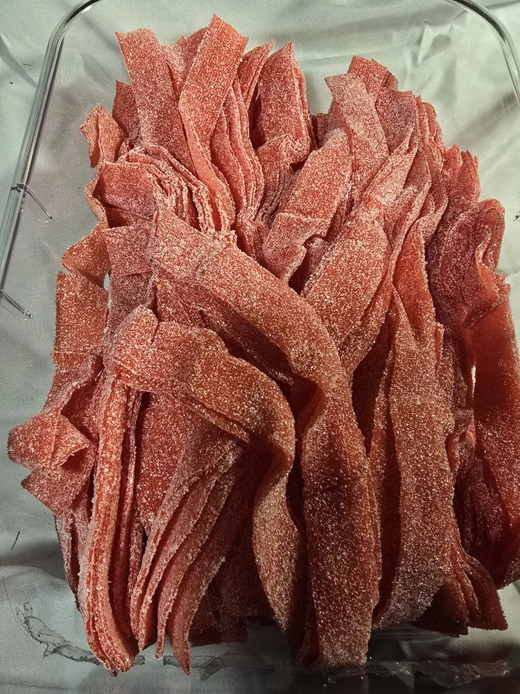 Sour Power Strawberry belts by Kandy Man