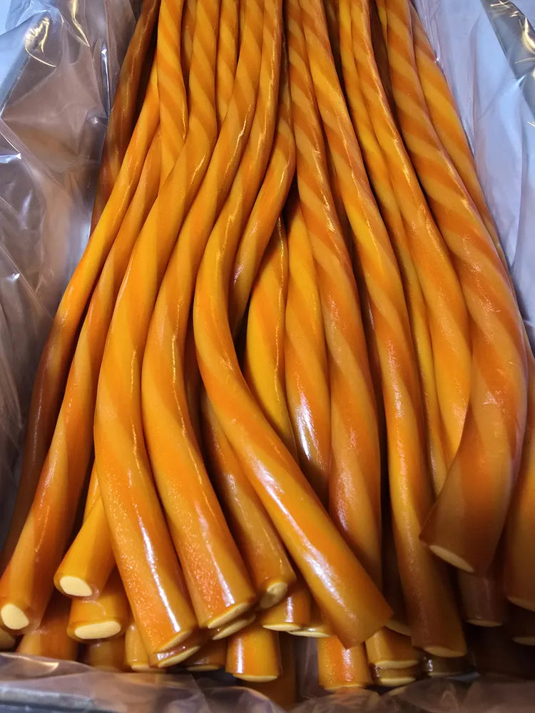 Sweet Orange licorice rope by Kandy Man
