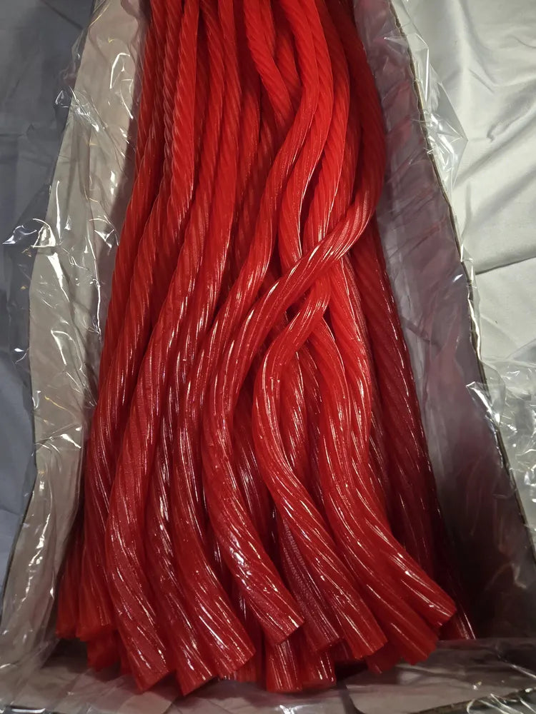 Red Twisted licorice rope by Kandy Man