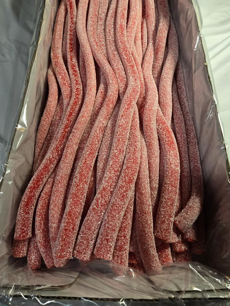 Sour Cherry licorice rope by Kandy Man