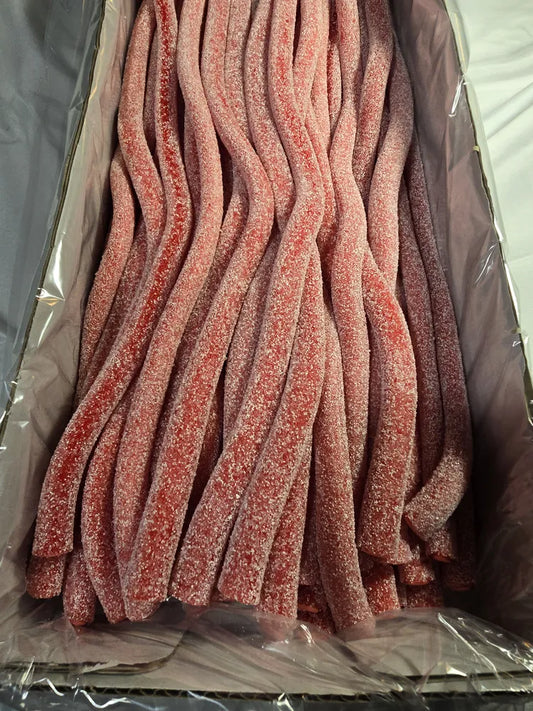 Sour Cherry licorice rope by Kandy Man
