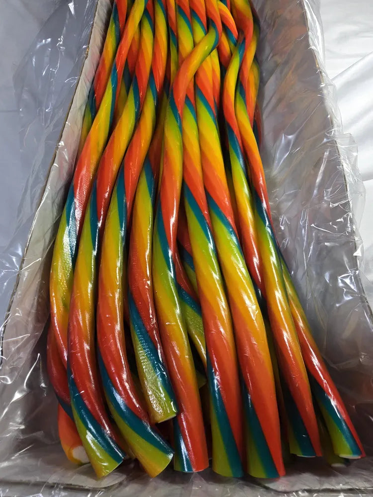 Sweet Rainbow licorice rope by Kandy Man